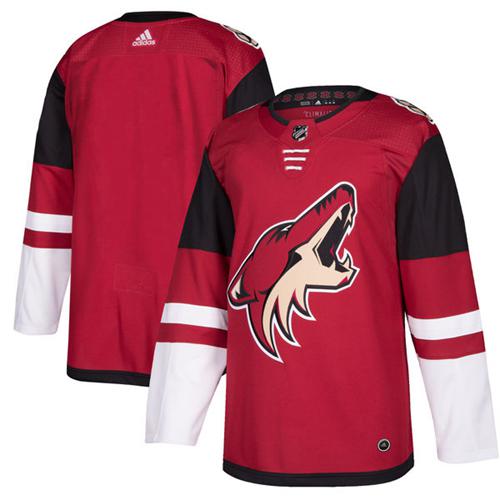 Adidas Men Arizona Coyotes Blank Maroon Home Authentic Stitched NHL Jersey